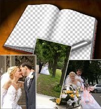 Коллаж "Раскрытая книга" Коллаж "Раскрытая книга"